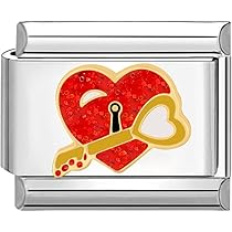 Quiges 9mm Italian Charm - Schläfriges Emoji Für Armbänder
