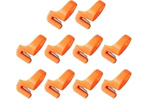 SUPVOX 10pcs coupe-fil doigt coupe-fil bague à coudre accessoires artisanat bricolage outil fil à broder soie (orange)