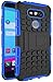Produktbild Schutzhülle Für LG G5/H850 Hülle Schwarz+Blau,Rüstung Serie Hohe Qualität Schutzhülle Muster Anti-Scratch und Anti-Schock stoßfest Stoßdämpfend Schutz Handy Hülle Case Back Cover Tasche mit Ständer