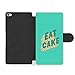 Produktbild Cool Pop Eat Cake on Green Design Ledertasche Hülle für iPhone 6 Plus 6S Plus