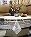 Kuber Industries Transparent 3D Design Center Table Cover 4 Seater 40*60 Inches (Silver Lace) RS.329.00