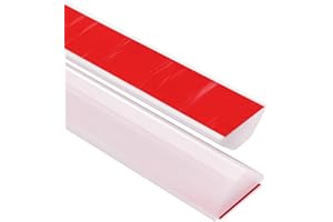 Mxziogr Barriera doccia silicone, Barriera acqua, soglia per doccia, Supporto Adesivo in Un Unico Pezzo, Tenere l'acqua all'interno della soglia per evitare fuoriuscite (Trasparente, 165CM)