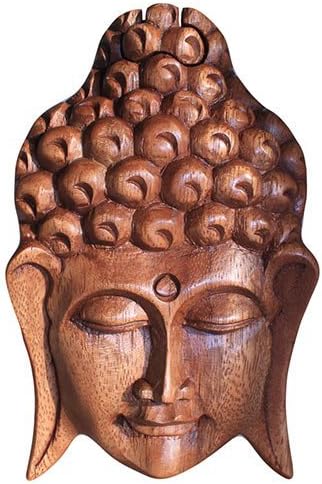 Buddha Head Puzzle Box, Hand Made in Bali