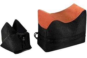 FDDE 1 Set Borse per Riposo per Tiro All'Aperto, Resto Supporto Anteriore/Posteriore Supporto, Sacche da Tiro Anteriore e Posteriore, per la Caccia All'aperto, Il Poligono di Tiro (Nero)