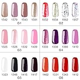 Eleacc Soak Off Gel Nail Polish 15ML UV LED Varnish Gelpolish Nail Art Manicure 4 Colours Set