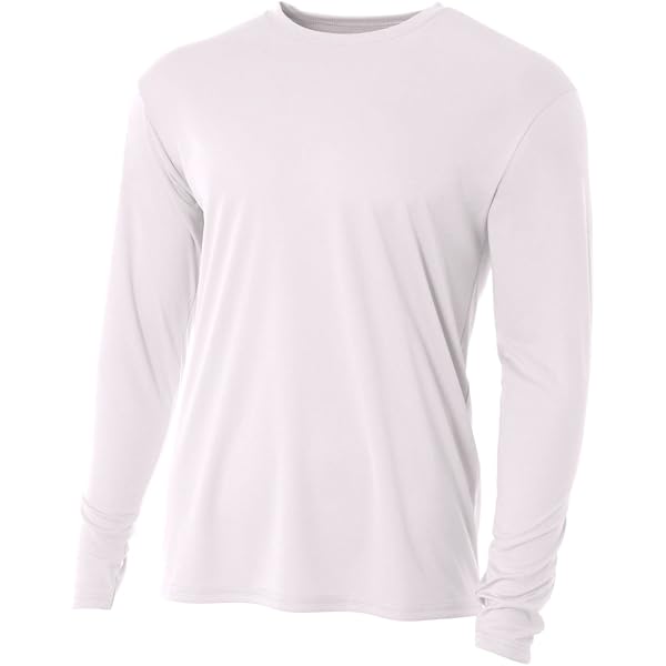 Corna Men's Long Sleeve Performance Shirt - UPF 50+ Sun Protection, Moisture Wicking, Lightweight Athletic Tee
