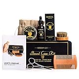 【LA ELECCIÓN PERFECTA PARA UN HOMBRE ATRACTIVO】SOSOAY CICI combinación perfecta kit de barba para hombre que es buena para peinar, cepillar, acondicionar, acondicionar, domar, suavizar, nutrir, hidratar y aliviar la barba. Kit barba hombre puede satisfacer todas sus necesidades diarias de aseo y estilo de barba. Manteniéndote alejado de la barba moteada, rota, con las puntas abiertas, problemas ásperos y desordenados. ¡Conseguir todo tipo de barbas que te gusten desde aquí!