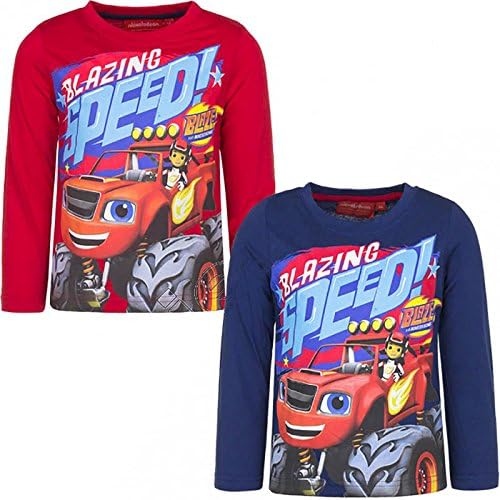 Blaze Monster Machine Boys' T-Shirt -  red - 7 Years