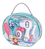 Smoby - 320141 - la Reine des Neiges Sac Beauté - + 5 Accessoires Inclus - Sèche Cheveux Electronique