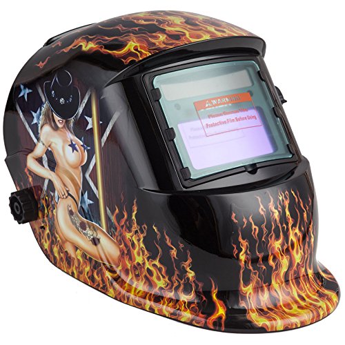 Automatik Schweißhelm + Solarzellen inkl.2 Vorsatzscheiben Schweißschirm SN855