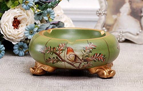 Living Room European Style Retro Ashtray Creative Personality Simple Fashion Decoration Crafts Birthday Gifts Men Gift ( Color : #1 )