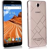 Cubot Max Smartphone ohne Vertrag 6 Zoll HD Touch-Display mit 4100 mAh Akku, 3GB Ram+32GB interner Speicher, Octa-Core Prozessor, Android 6.0, Dual-SIM, 4G LTE FDD, 5MP Frontkamera / 13MP Hauptkamera, IPS 2.5D gebogener Bildschirm Gold [ Cubot Offiziell ]