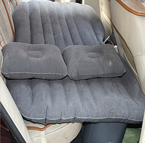Lameila Auto Viaggio Materasso Gonfiabile floccaggio Aria Campeggio Universal SUV Sedile Posteriore estesa Aria Divano Letto con Cuscini di Aria Due