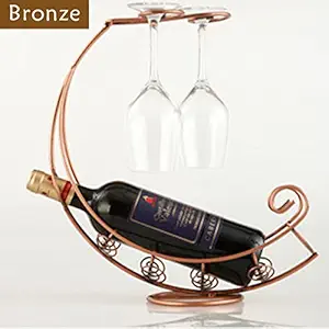 European Style Pirate Boat Metal Wine Rack Upscale Wine Holders Hanging Wine Glass Cup Holder Hot Bar/Home Decor Beer Rack