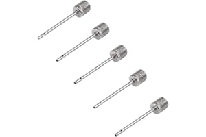 Fliyeong 5 Stücke Amerikanischen Aufblasbare Nadel Edelstahl Ball Nadel Gas Nadel Geeignet für Fußball Basketball ect
