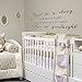 Read Me a Story Vinyl Wall Decal for Girl Boy Baby Nursery Wall Quote Poem Saying Wall Art (34x16" White)