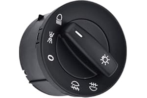 HZTWFC Interruptor de los faros OEM # 1K0 941 431Q 1K0941431Q Para VW Golf MK5 Caddy Jetta TOURAN SAGITAR Bora