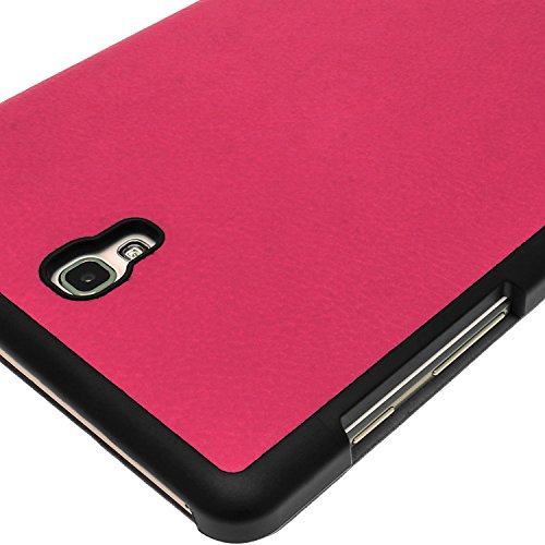 igadgitz Pink PU Ledertasche Hülle Smart Cover für Samsung Galaxy Tab S 8.4″ SM-T700 mit Multi-Winkel Betrachtungs + Auto Sleep/Wake + Displayschutzfolie - 8