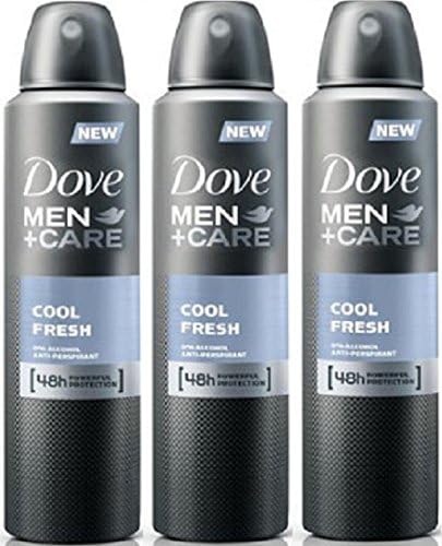 DOVE ANTIPERSPIRANT MEN COOL FRESH 150ML - PACK OF 3