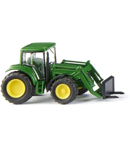 Wiking Lanz Bulldog Traktor Modell 1:160 – Grün Mit Dach, Spur N, Detailreicher Miniatur-Klassiker