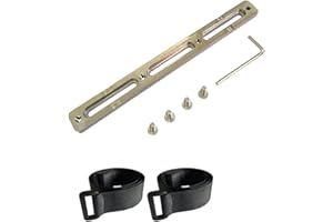 Qianly Adaptateur de Montage sur Support Adaptateur de Batterie en Aluminium pour Accessoires de Cyclisme