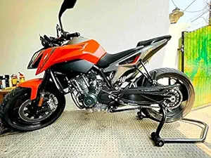 G A Auto Accessories Motorcycle Paddock Stand (Black)