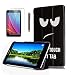 Produktbild Huawei MediaPad T1 7 Zoll SmartShell Hülle Case Cover Tasche Etui - Ultra Slim Superleicht PU Leder Tasche Smart Case Cover Schutzhülle für Huawei Mediapad T1 7.0 Zoll Tablet + Displayschutzfolien und Stylus
