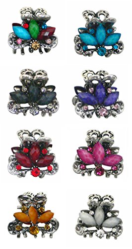 Set of 8 Mini Jaw Clips U864175-0580-8-75