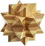 Philos 6056 - Apollo-Puzzle, Bambus, Green Games, 12 Puzzle Teile, Knobelspiel - 