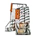 PROFI Maler Set Farbroller Farbrolle Malerwalze 18 + 25cm, Abstreifgitter 11 tlg