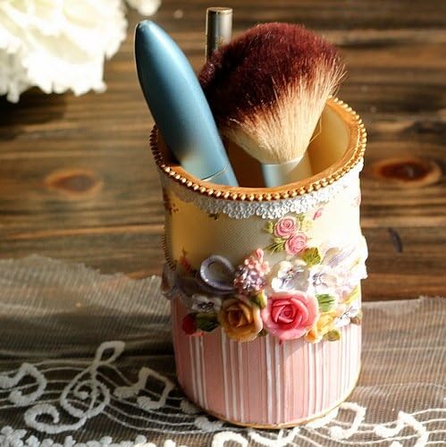 JWBT Korean pastoral rosette resin make-up brush,B