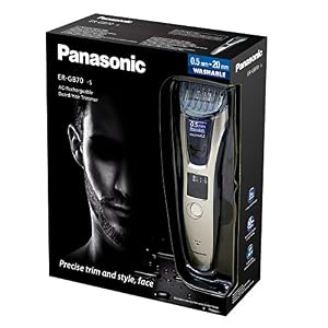 Panasonic ER GB70 Beard and Hair Trimmer with Clip-in Mini Trimmer – Silver/Black - Image 5