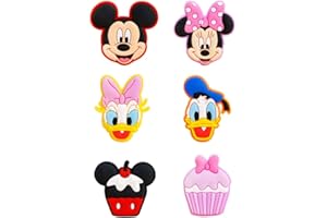 FEIFEI'S BOW 6 magneti da frigo Toy Story Aven Princes per bambini, memo party riempitivi per sacchetti 3D, action figure regalo adesivo per frigorifero (CUTE)