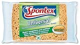 Spontex Universal Haushaltsschwamm, 1er Pack - Saugstark & reißfest - (3x1 Stk.)