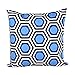 Produktbild Kissen Fall, neartime Geometrische Form Schlafsofa Home Decor Kissenbezug, Baumwollstoff, blau, 45cm*45cm/18*18"