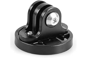 ARVALOLET Soporte de bicicleta de aleación de aluminio, luz frontal estable y soporte de cámara para Garmin Gopro