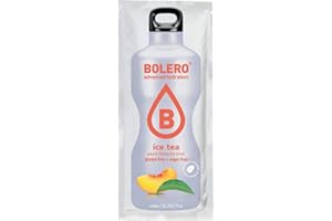 Bolero Essential Hydration Sugar Free Fruit Drink Ice Tea Peach 12 Sachets