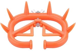 ZERODIS 6pcs cow nose ring, livestock farm animal weaning tool red plastic weaning calf livestock equipment prevents sucking