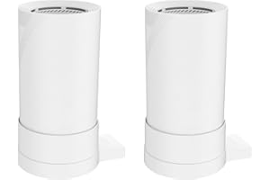 AOKICASE TP Link Deco BE65 / BE85 / BE95 Mesh System WiFi 7 Support mural simple et robuste TP Link Deco BE65 / BE85 / BE95 avec gestion des câbles (blanc, 2 pièces)
