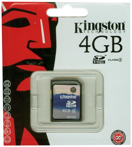 Kingston Speicherkarte SD4/4GB SDHC Klasse 4 - 4GB