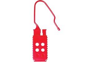 Master Lock 428 Aldaba de Consignación para Bloqueo Eléctrica para Hasta 6 Candados