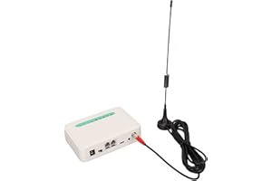 Sonew Terminale Wireless Fisso GSM, Chiamante Desktop GSM con Segnale Antipodale Supportato da Quad Band, Chiamante Desktop Telefonica, per Paese Ufficio (Spina europea), Sonew7gsmi1ypfb-11