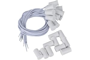 ANNADUE Kafuty 10pcs Câblé Contact Magnetique - GND NC Type Interrupteur Magnetique Alarme Porte Fenêtre Contact Capteur Systeme d'Alarme a Domicile Filaire Détecteur - 15mm±5mm
