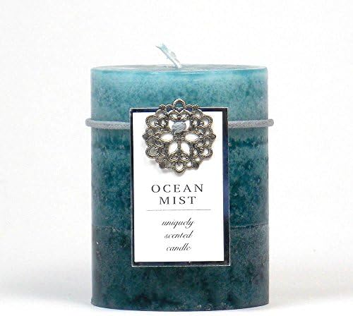 Sunshine Megastore Ocean Mist Pillar Candle 3X4