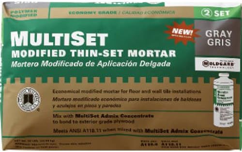 Custom Building Products Gray MultiSet Modified Thin-Set Mortar MSMG50