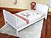 POPPY'S PLAYGROUND NEW BABY WHITE COT BED NURSERY FURNITURE â€“ ISABELLA COTBED/JUNIOR BED - WHITE