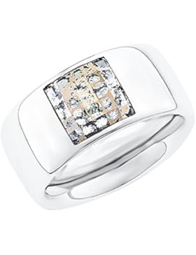 s.Oliver Damen-Ring Swarovski Elements Edelstahl Kristall mehrfarbig - 5246