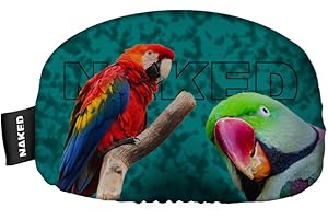 NAKED Optics Pokrowiec ochronny na okulary narciarskie, pokrowiec ochronny z mikrofibry, pokrowiec ochronny na gogle, ochrona przed zarysowaniem, pokrowiec ochronny na gogle, rozmiar uniwersalny,