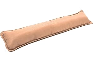 Marilyn Bed & Bath Plain Fabric Draught Energy Saver Excluders Draft Insulator Draft Stopper For Door Window Hallway (Beige, 1)