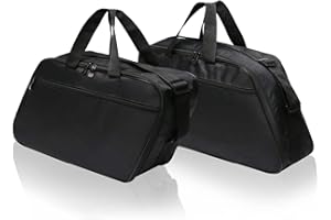 Getmore Parts Borse, tasche interne adatte per valigie laterali moto de Harley Davidson, King Tour Pak, valigie di cuoio, Touring - No. 21